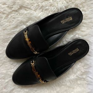 MICHAEL KORS Charlton Leather Mule